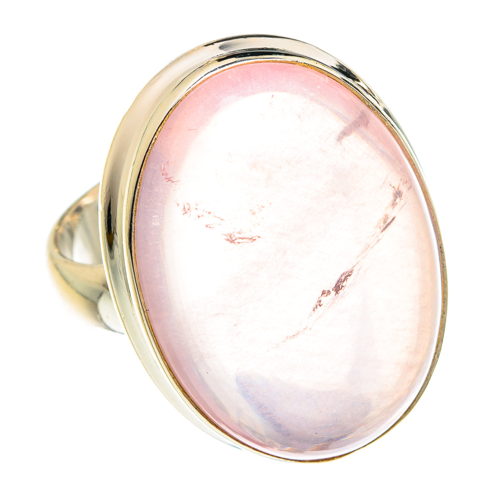 Rose Quartz Rings handcrafted by Ana Silver Co - RING77799