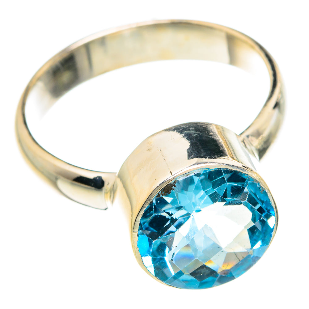 Blue Topaz Rings handcrafted by Ana Silver Co - RING77818