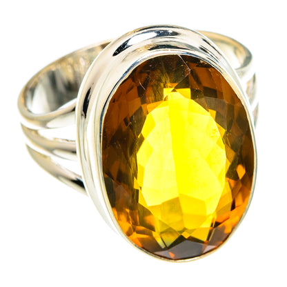 Mandarin Citrine Rings handcrafted by Ana Silver Co - RING77828