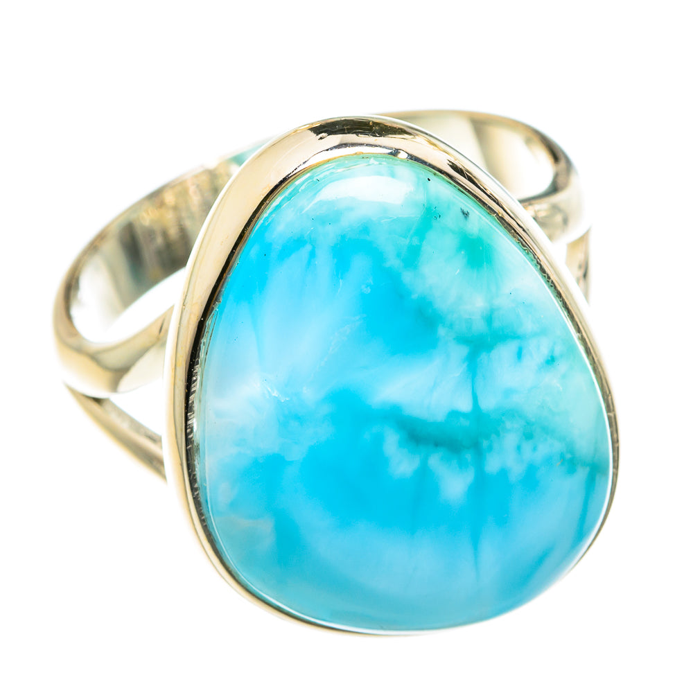 Larimar Rings handcrafted by Ana Silver Co - RING77850