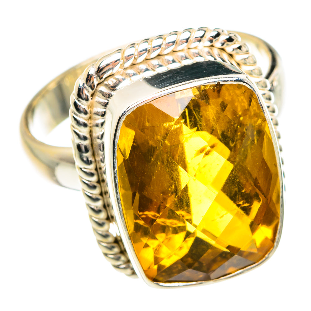 Mandarin Citrine Rings handcrafted by Ana Silver Co - RING77858