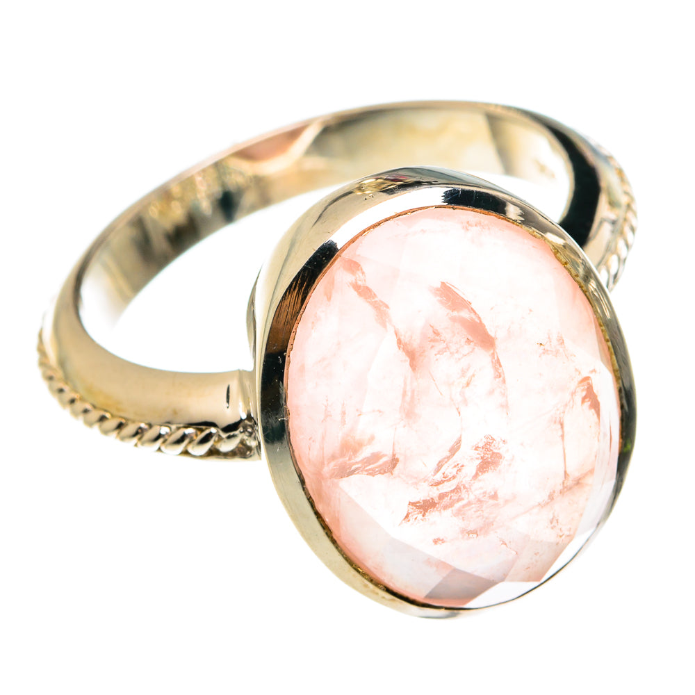 Rose Quartz Rings handcrafted by Ana Silver Co - RING77864