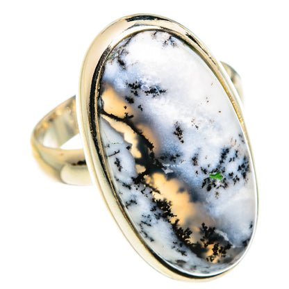 Dendritic Opal Rings handcrafted by Ana Silver Co - RING77873