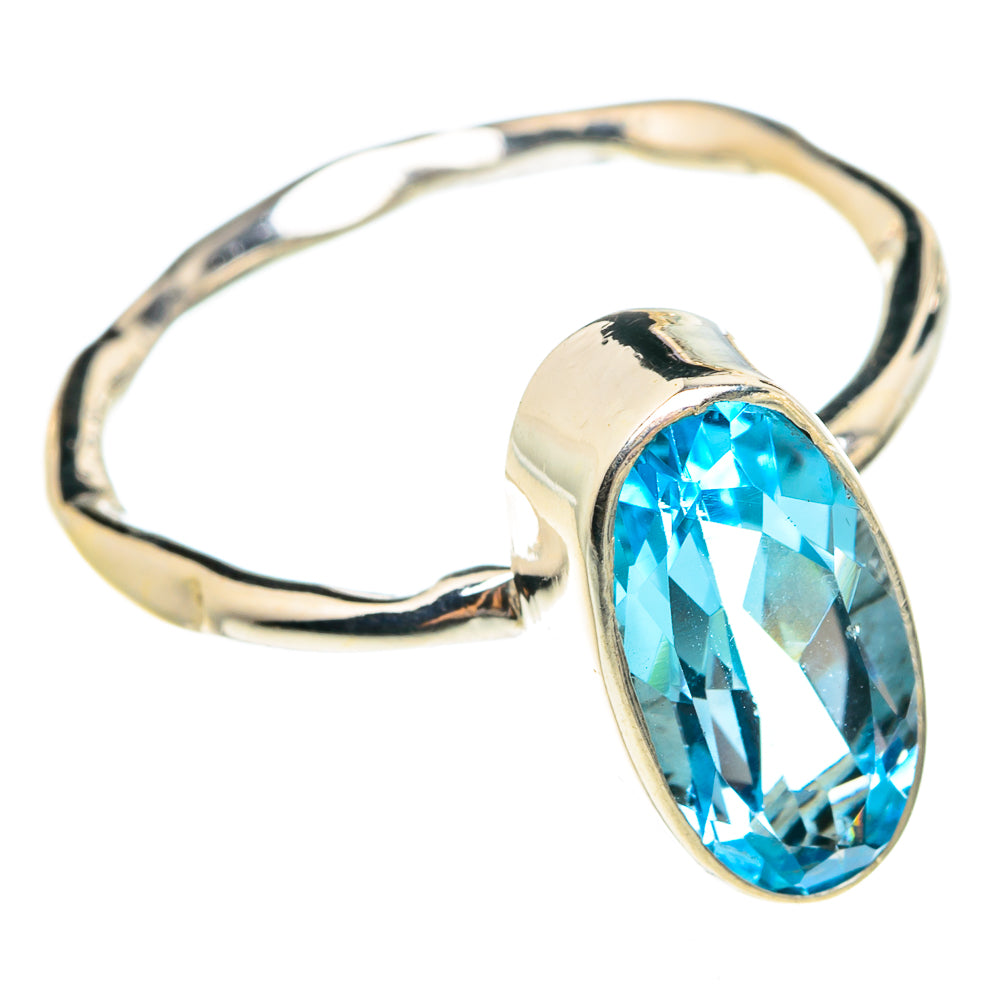 Blue Topaz Rings handcrafted by Ana Silver Co - RING77879
