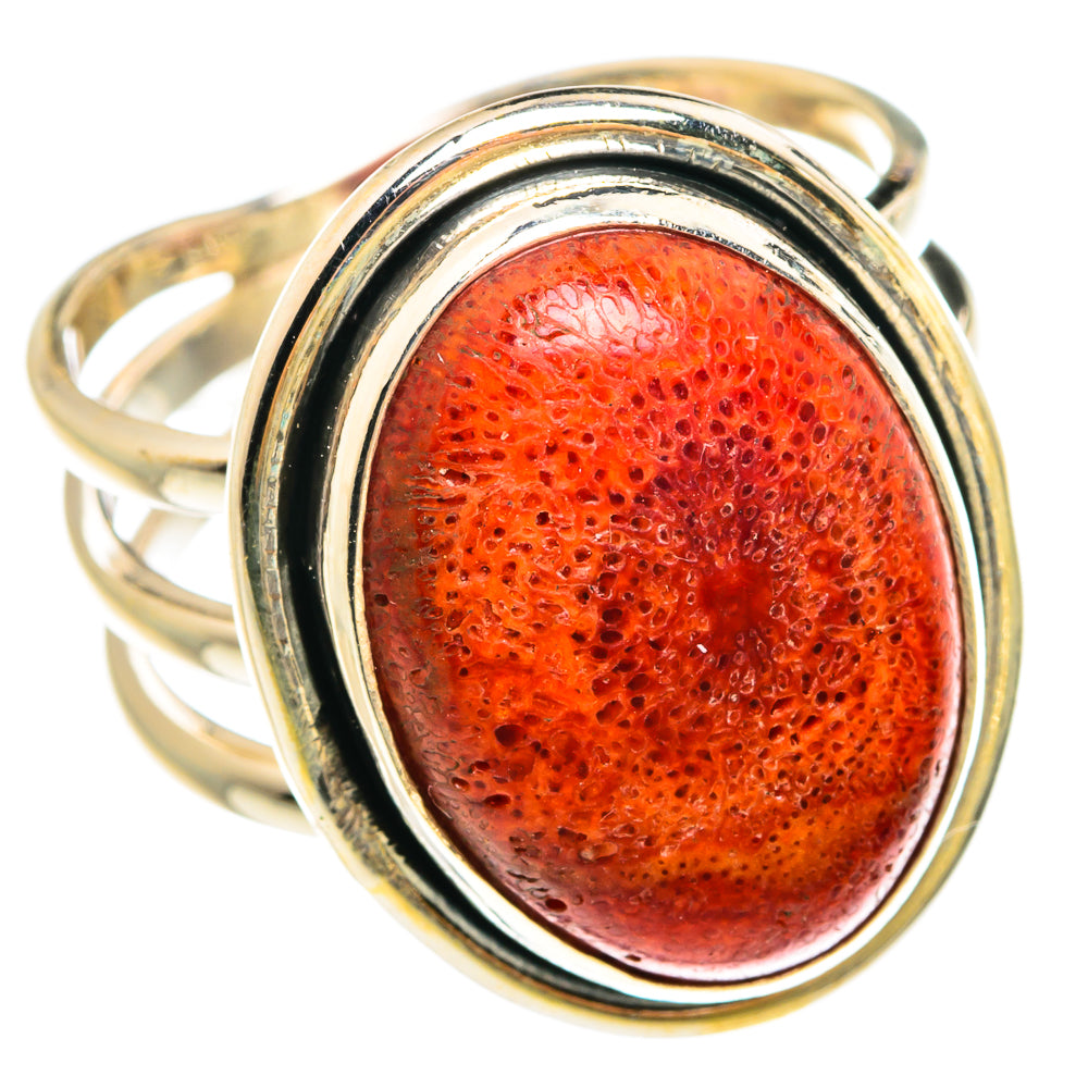 Sponge Coral Rings handcrafted by Ana Silver Co - RING77890