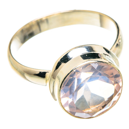 Rose Quartz Rings handcrafted by Ana Silver Co - RING77892