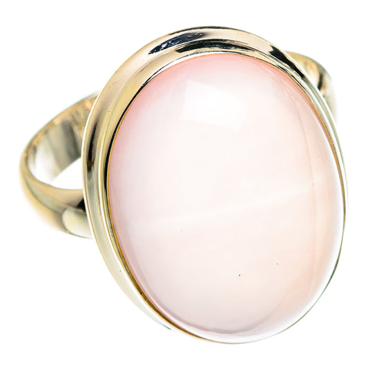 Rose Quartz Rings handcrafted by Ana Silver Co - RING77893