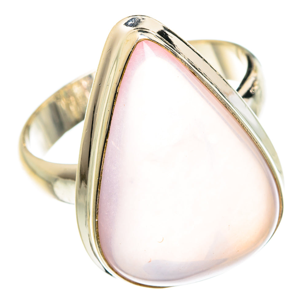 Rose Quartz Rings handcrafted by Ana Silver Co - RING77894
