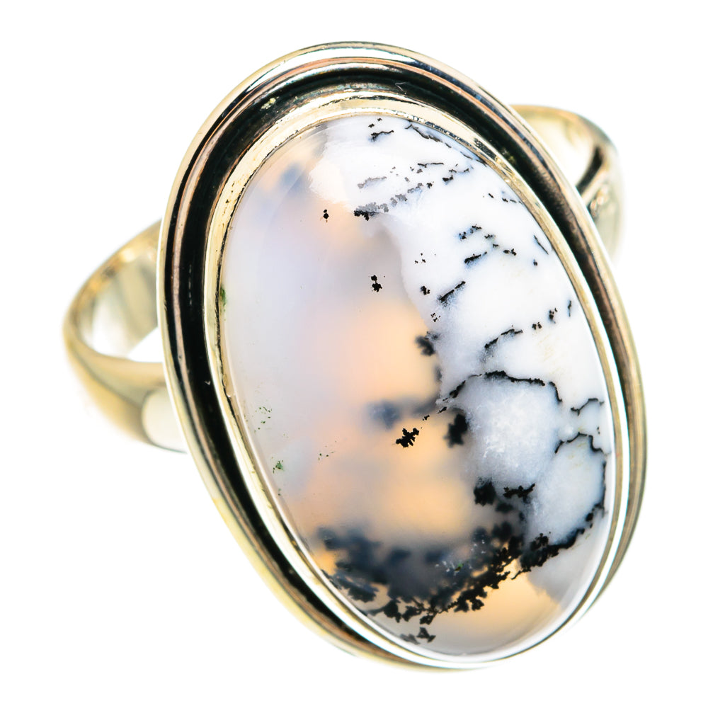 Dendritic Opal Rings handcrafted by Ana Silver Co - RING77906