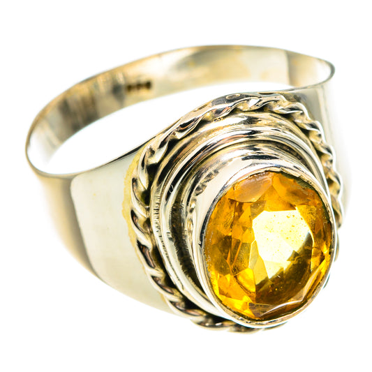 Citrine Rings handcrafted by Ana Silver Co - RING77919