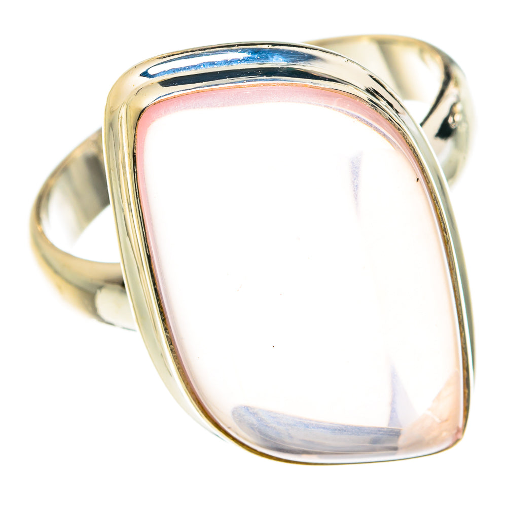 Rose Quartz Rings handcrafted by Ana Silver Co - RING77925