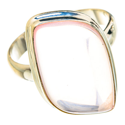 Rose Quartz Rings handcrafted by Ana Silver Co - RING77925