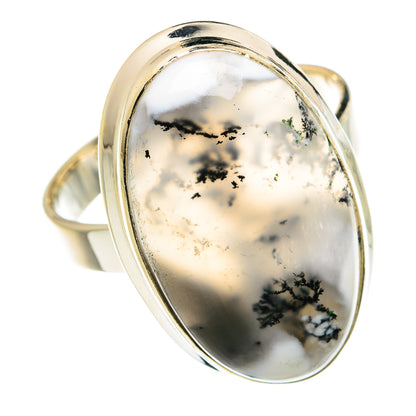 Dendritic Opal Rings handcrafted by Ana Silver Co - RING77937
