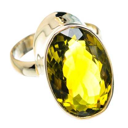 Olive Quartz Rings handcrafted by Ana Silver Co - RING77941