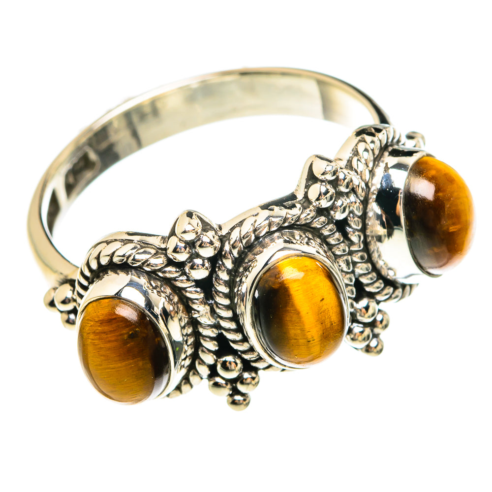 Tiger Eye Rings handcrafted by Ana Silver Co - RING77951