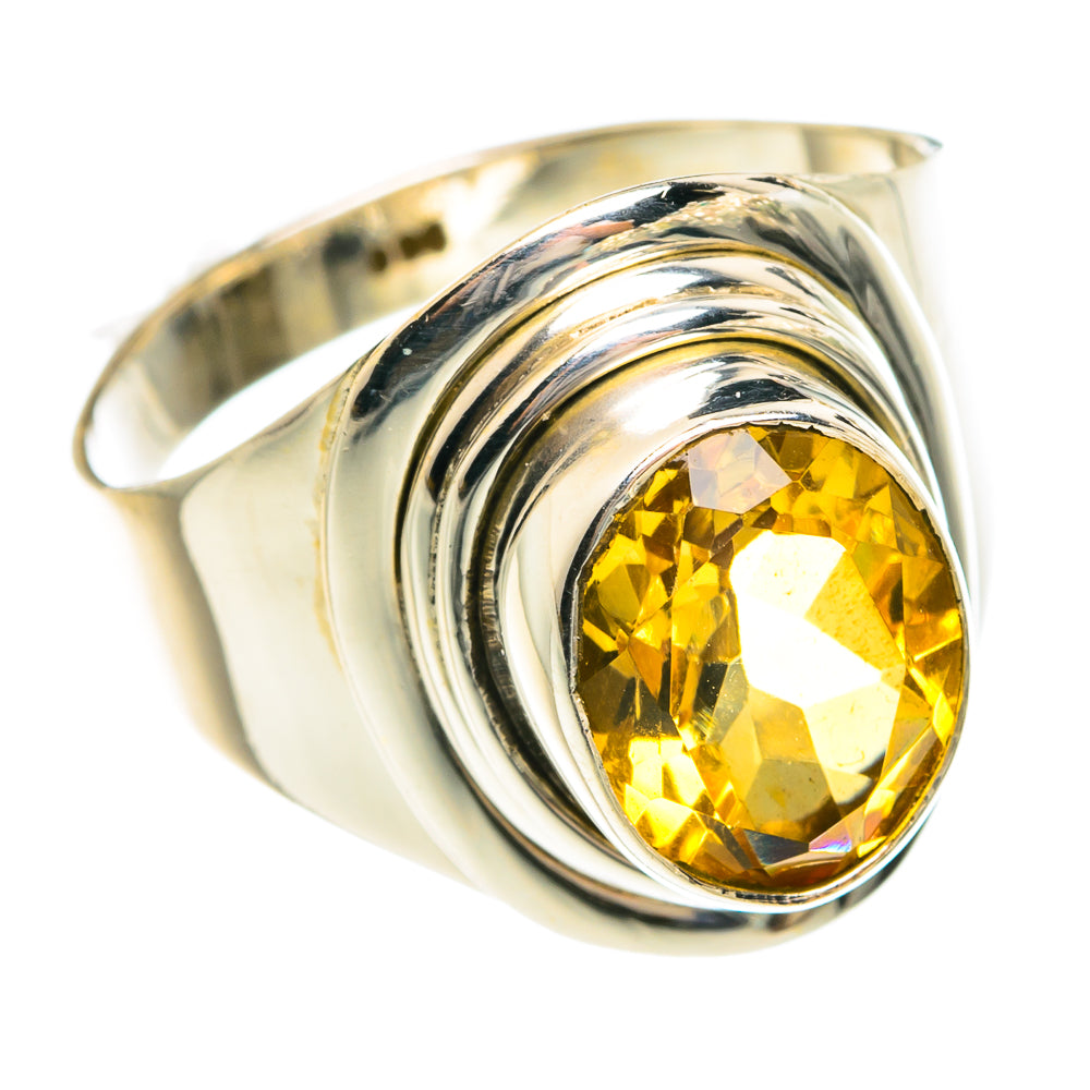 Citrine Rings handcrafted by Ana Silver Co - RING77953