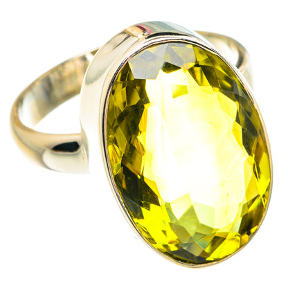Olive Quartz Rings handcrafted by Ana Silver Co - RING77978