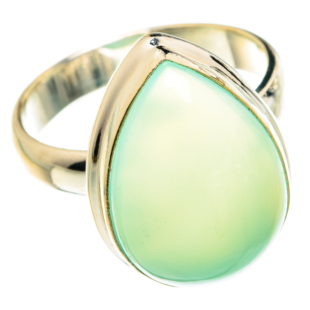 Aqua Chalcedony Rings handcrafted by Ana Silver Co - RING77982