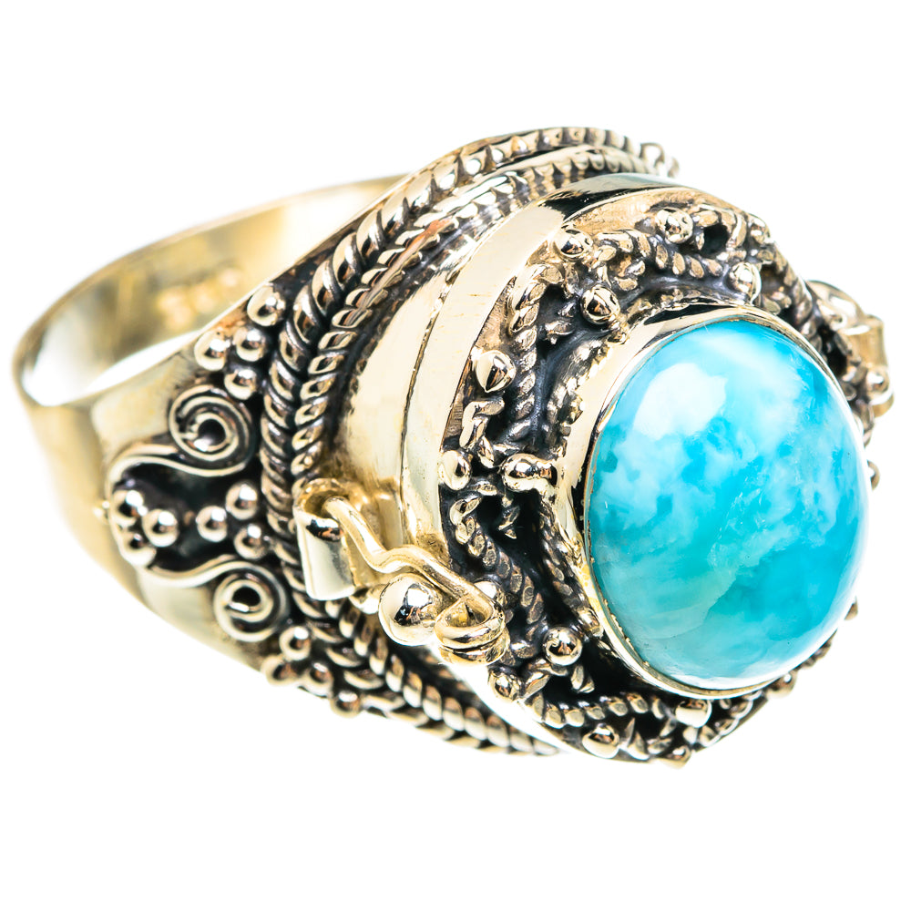 Larimar Rings handcrafted by Ana Silver Co - RING77989