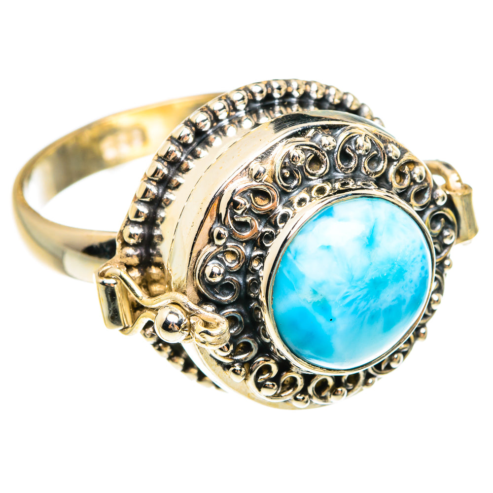 Larimar Rings handcrafted by Ana Silver Co - RING77990