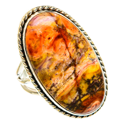 Poppy Jasper Rings handcrafted by Ana Silver Co - RING77998