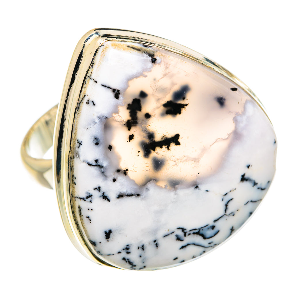Dendritic Opal Rings handcrafted by Ana Silver Co - RING78013