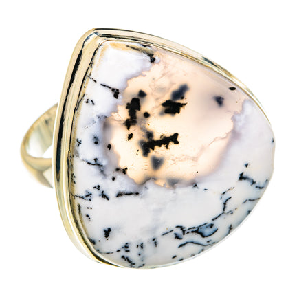 Dendritic Opal Rings handcrafted by Ana Silver Co - RING78013