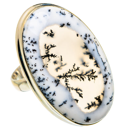 Dendritic Opal Rings handcrafted by Ana Silver Co - RING78014