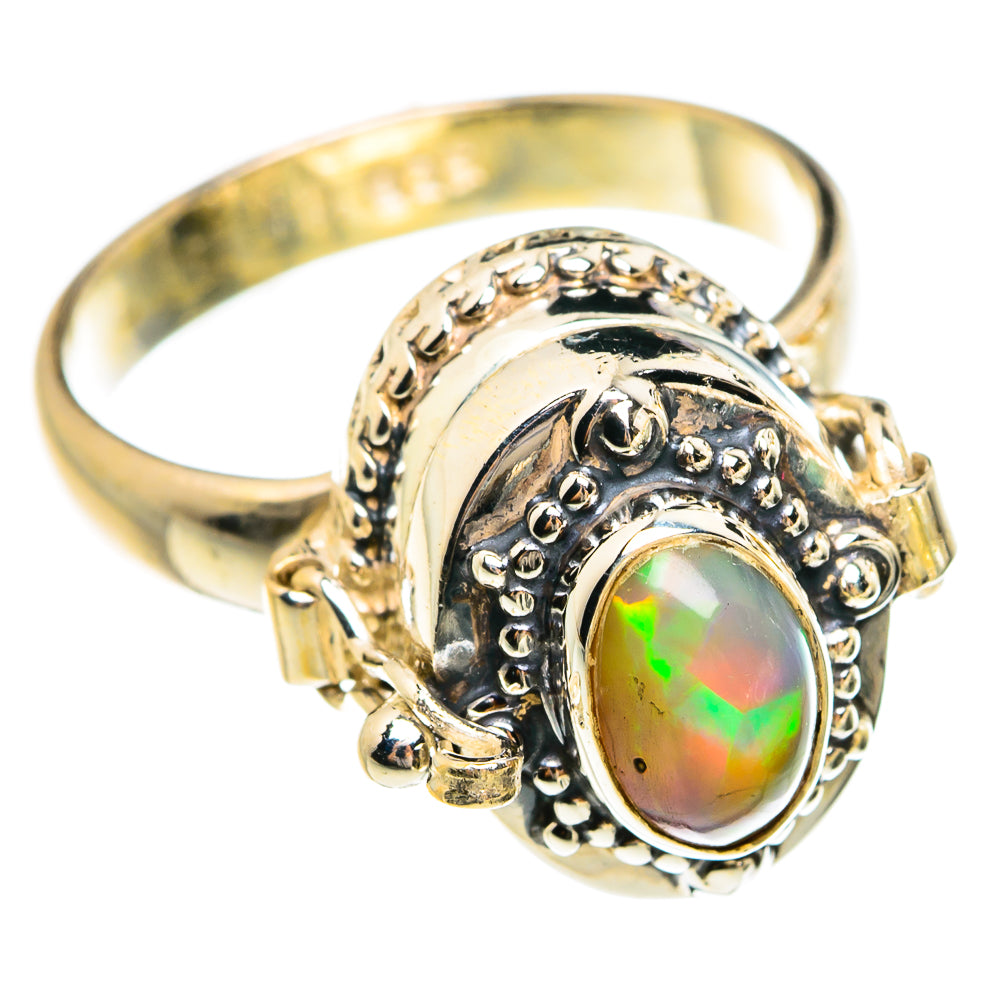 Ethiopian Opal Rings handcrafted by Ana Silver Co - RING78020