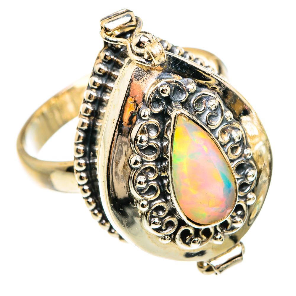 Ethiopian Opal Rings handcrafted by Ana Silver Co - RING78021