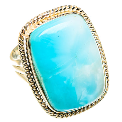Larimar Rings handcrafted by Ana Silver Co - RING78028