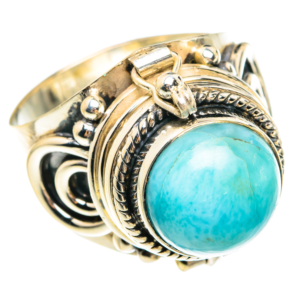 Larimar Rings handcrafted by Ana Silver Co - RING78034