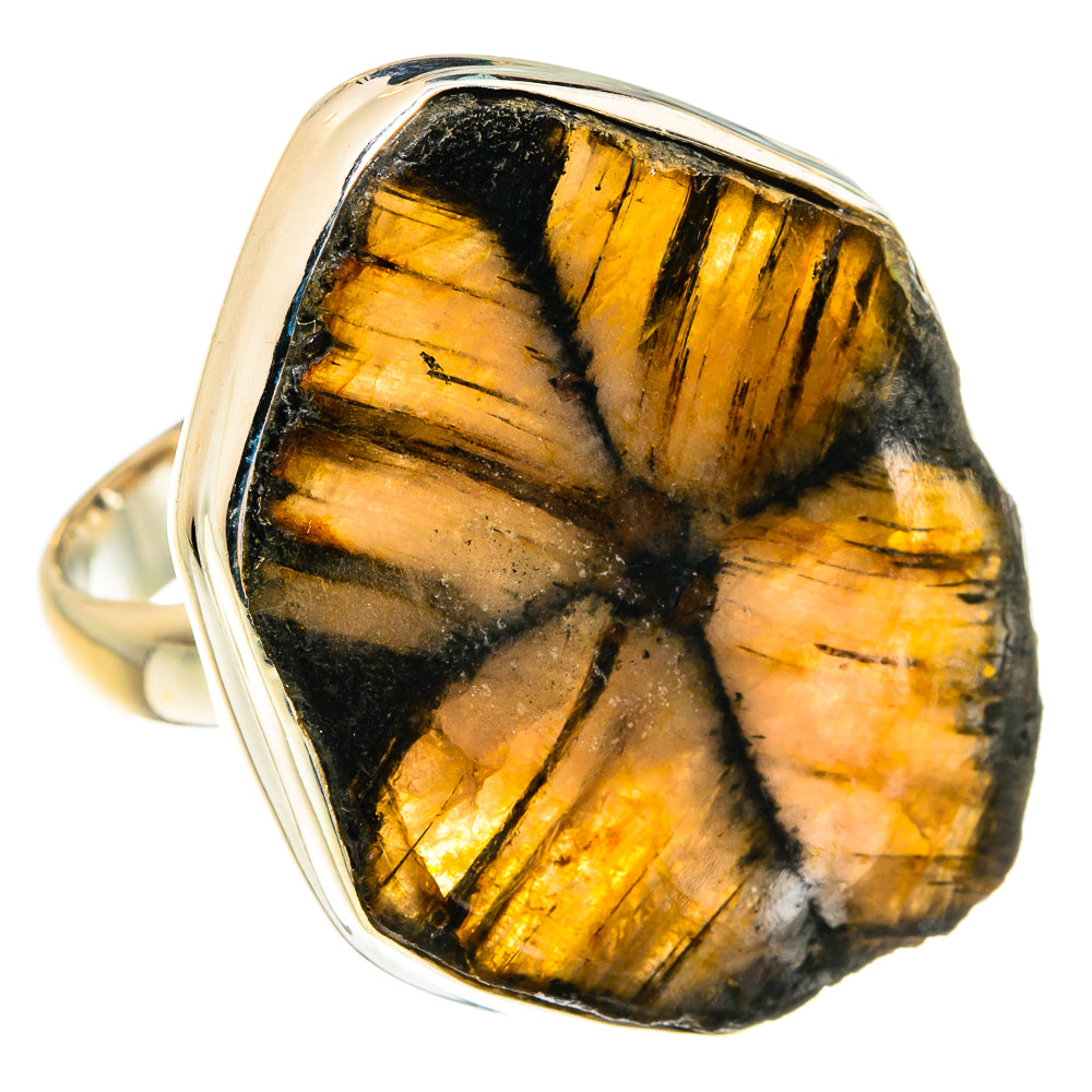Chiastolite Rings handcrafted by Ana Silver Co - RING78044