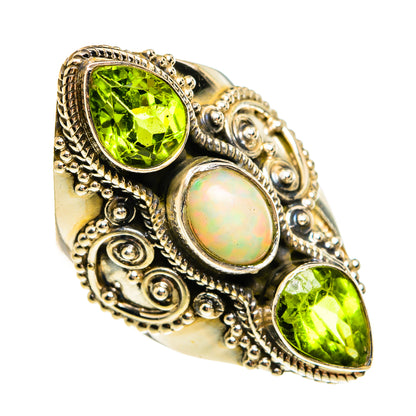 Ethiopian Opal Rings handcrafted by Ana Silver Co - RING78066