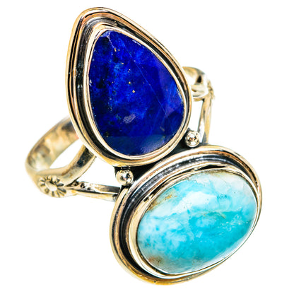 Larimar Rings handcrafted by Ana Silver Co - RING78071