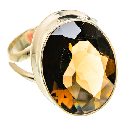 Smoky Quartz Rings handcrafted by Ana Silver Co - RING78082