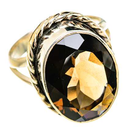 Smoky Quartz Rings handcrafted by Ana Silver Co - RING78083