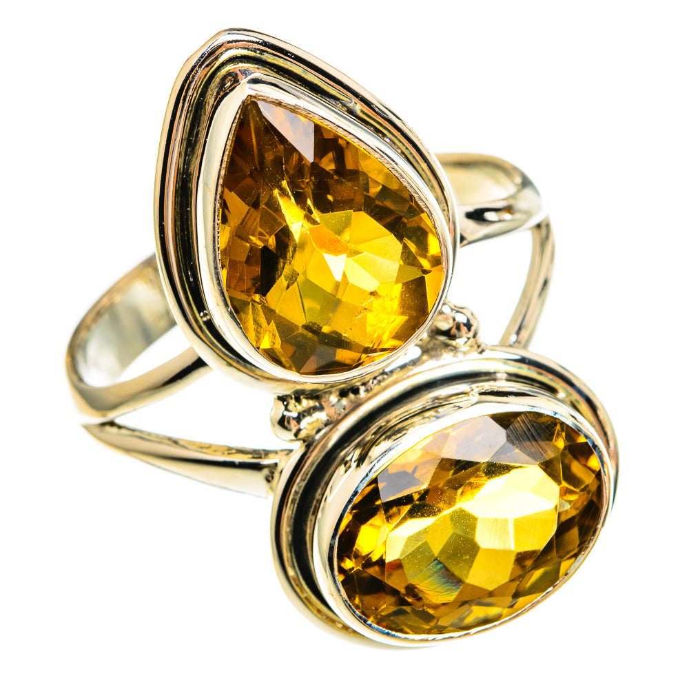 Mandarin Citrine Rings handcrafted by Ana Silver Co - RING78088