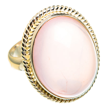 Rose Quartz Rings handcrafted by Ana Silver Co - RING78089