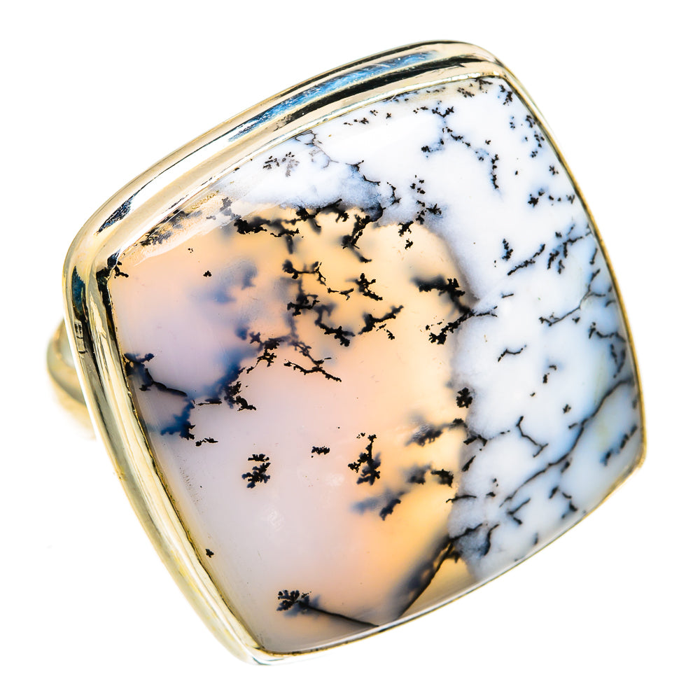 Dendritic Opal Rings handcrafted by Ana Silver Co - RING78099