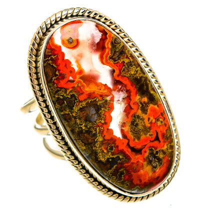 Moroccan Agate Rings handcrafted by Ana Silver Co - RING78124