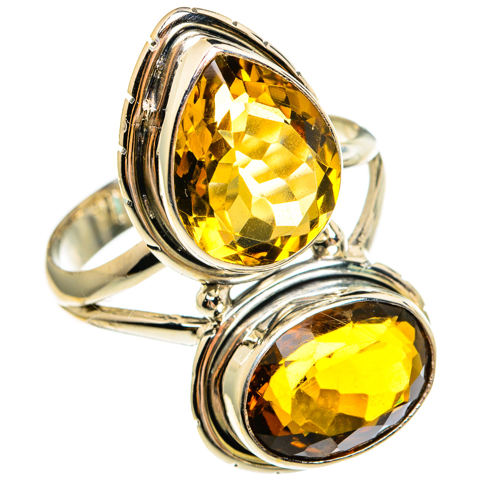 Mandarin Citrine Rings handcrafted by Ana Silver Co - RING78126