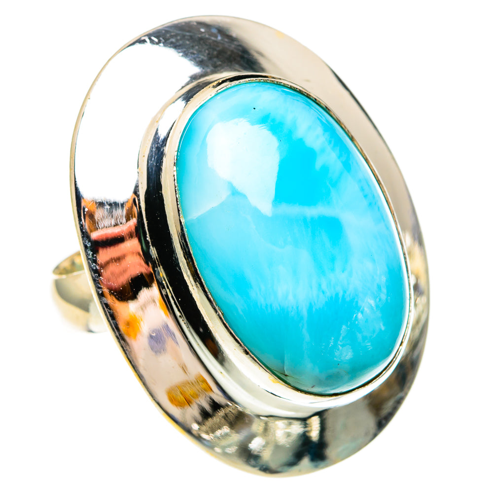 Larimar Rings handcrafted by Ana Silver Co - RING78146