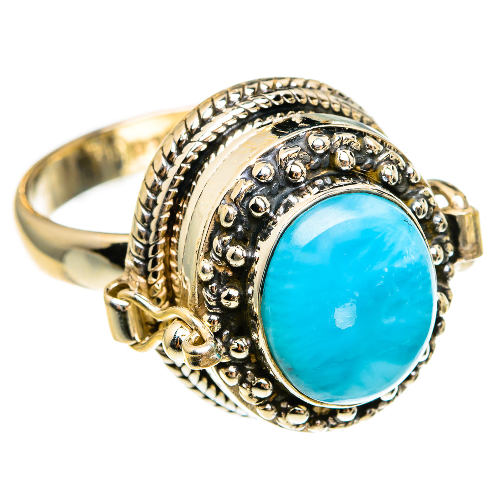 Larimar Rings handcrafted by Ana Silver Co - RING78148