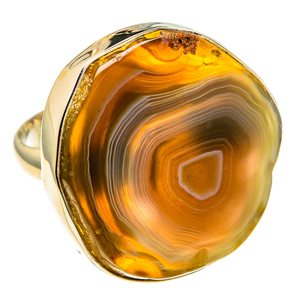 Botswana Agate Rings handcrafted by Ana Silver Co - RING78156