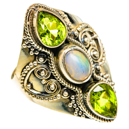 Ethiopian Opal Rings handcrafted by Ana Silver Co - RING78175