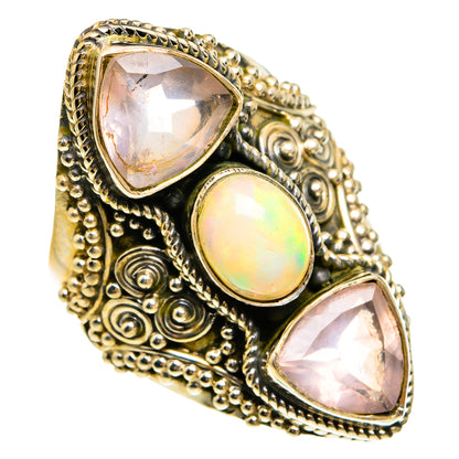 Ethiopian Opal Rings handcrafted by Ana Silver Co - RING78176