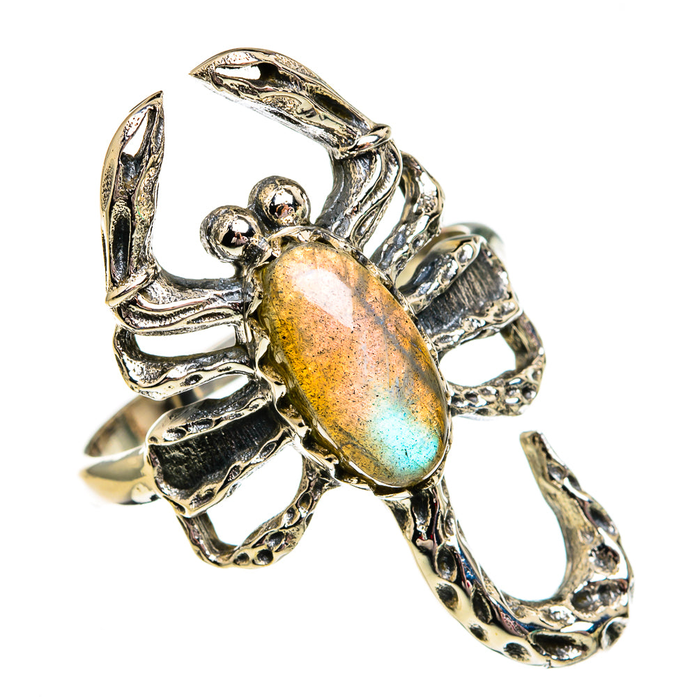 Labradorite Rings handcrafted by Ana Silver Co - RING78184