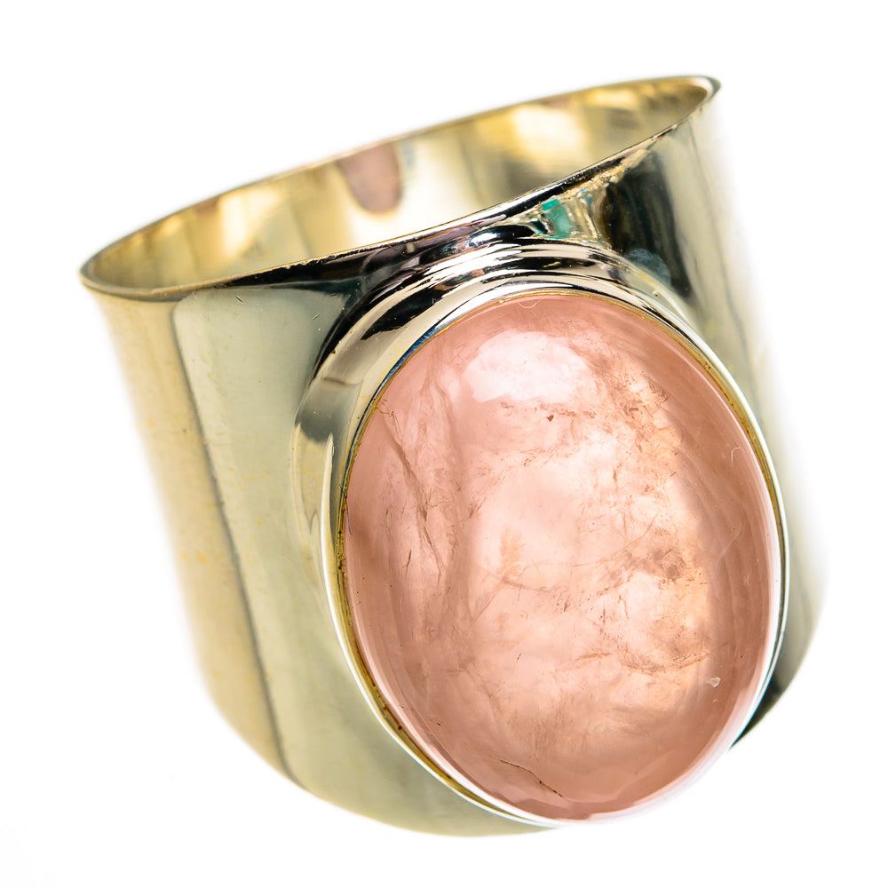 Rose Quartz Rings handcrafted by Ana Silver Co - RING78195