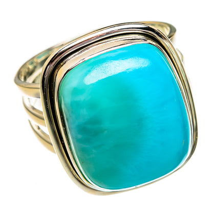 Larimar Rings handcrafted by Ana Silver Co - RING78214